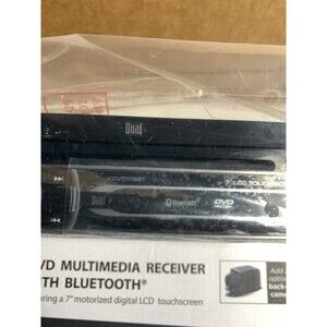 Dual XDVD179BT 7" Touchscreen Single DIN Bluetooth Car Stereo Receiver Only